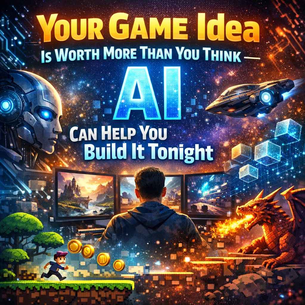 Your Game Idea Is Worth More Than You Think — AI Can Help You Build It Tonight